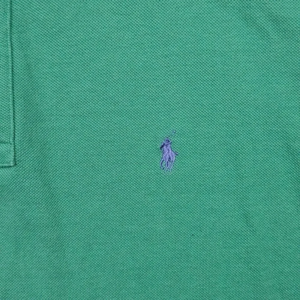 Polo Ralph Lauren Green Cotton Polo Shirt Mens L Classic Preppy Casual Summer